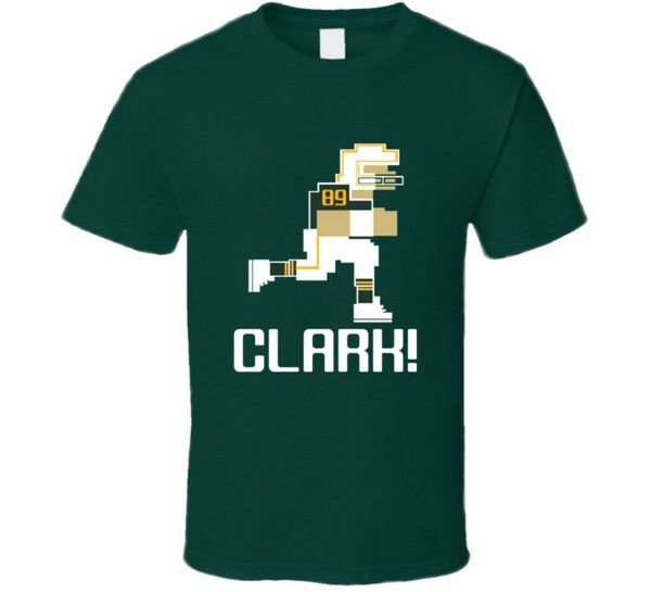 

michael clark 89 tecmo bowl green bay football athlete fan t shirt