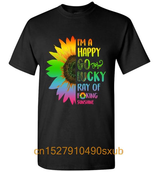 

im a happy go lucky ray of facking sunshine lgbt men t-shirt