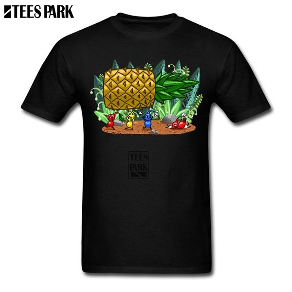 

fashion cotton tee pineapple pikmin t shirts for men cotton new brand men's cool tees small size