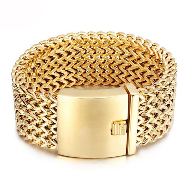 

12/18/30mm wide new style mens gold/silver color stainless steel figaro chain bracelet men jewelry gift 21cm, Black