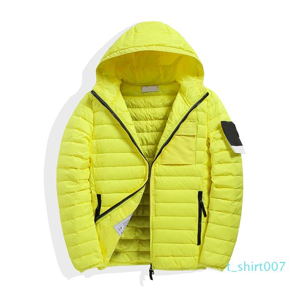 

cp toney pirate company konng gonng winter lightweight hooded down jacket casual trendy jacket hooded cap down-filled coat t07, Black