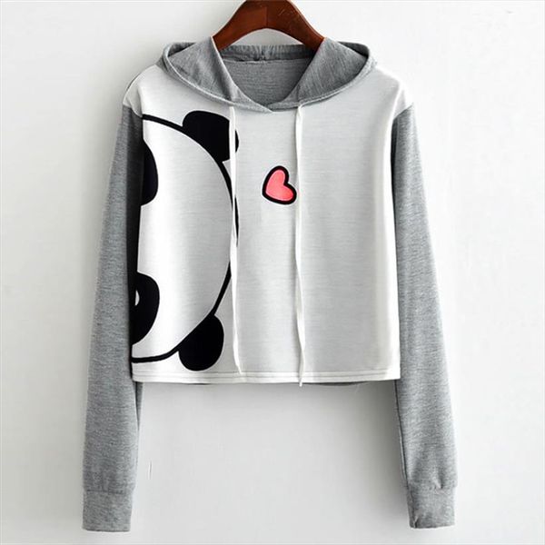 

hoodies women sweatshirts 2020 casual animal print hoody shirt long sleeve hooded pullover for female, Black