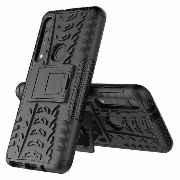 

2 in 1 comb armor hybrid impact kickstand case for moto e7 g g8 g7 e6 power stylus play plus