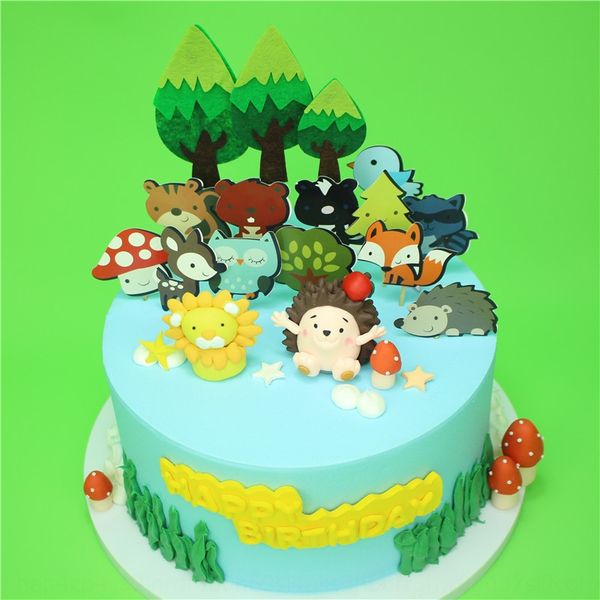

new cartoon animal cakesquirrel party decoration dessert table 12 new cartoon animal cake cakesquirrel cake party decoration plug-in dessert