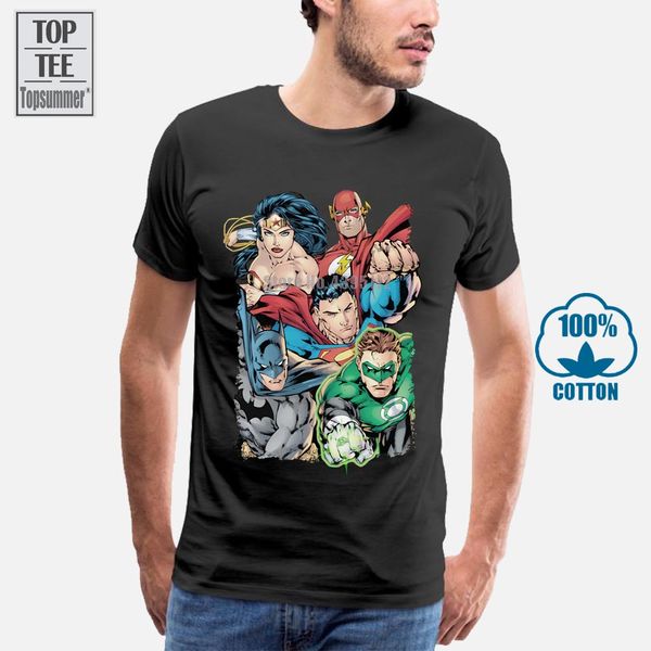 

лига справедливости америки heroes break free adult t shirt все размеры