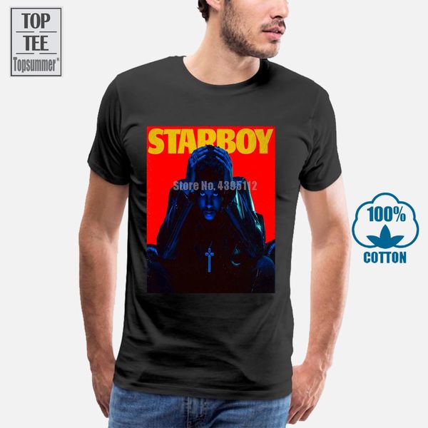 

the weeknd starboy mens black t shirt новый официальный adult