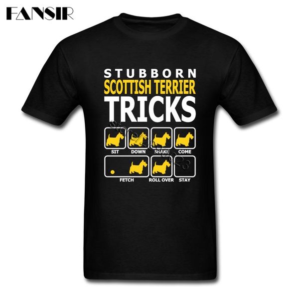 

over size scottish terrier dog hip hop tee shirts men boy 100% cotton short sleeve men t shirt family clothes