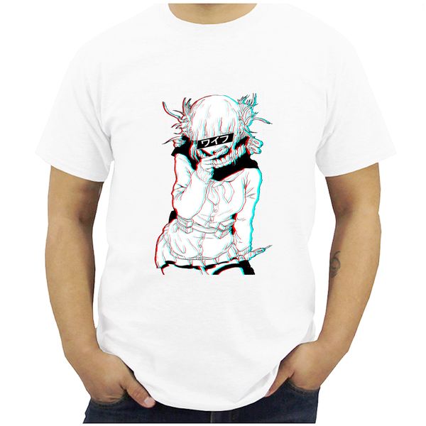 

man's t shirts toga himiko the crazy villain waifu leisure short sleeve tees o neck clothes purified streetwear t-shirt