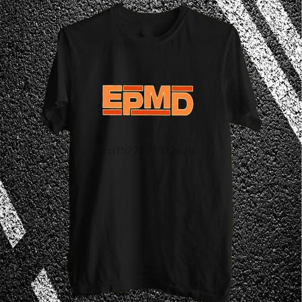 

epmd old school rap hip hop music logo мужская черная футболка размер s-2xl