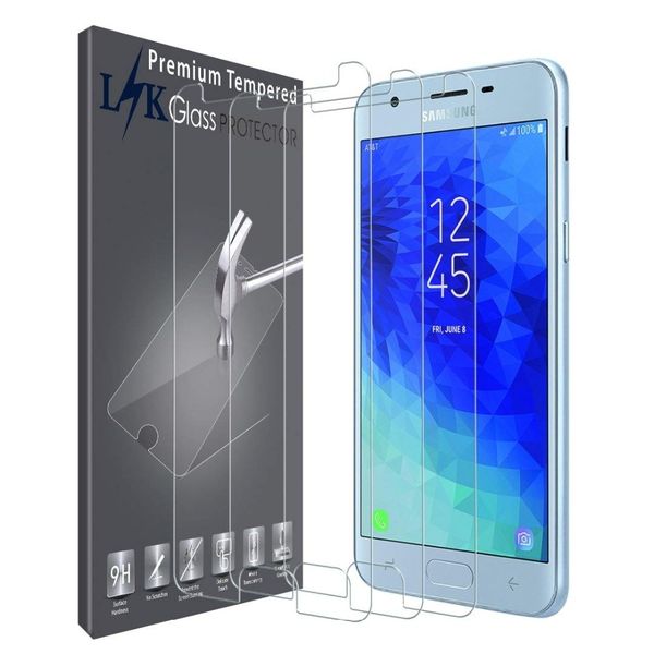 

for [3 pack] lk for samsung galaxy j3 v 2018 j3v (3rd gen)/j3 (3rd generation) screen protector