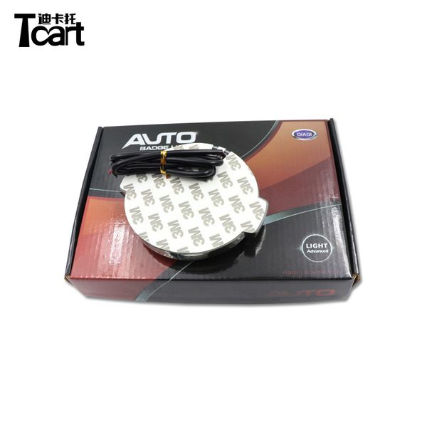 

tcart 1set car styling 4d led emblem logo light for tiida x-trail genesis livina cedric front badge logo light