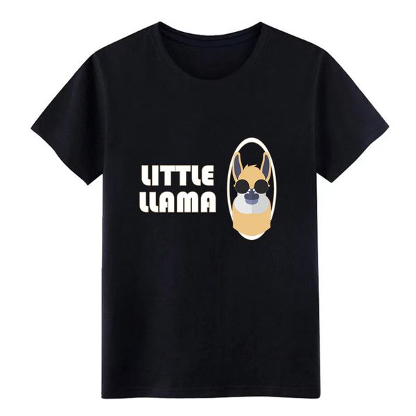 

men's llama t shirt printed 100% cotton plus size 3xl novelty famous building summer standard shirt