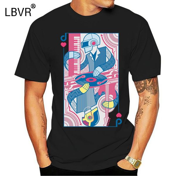 

daft punk bangalter get lucky t shirt tee short sleeve women men diy t shirt fashion summer