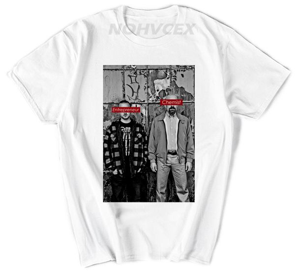 

breaking bad walter white and jesse pinkman leisure tshirts cotton heisenberg men short sleeve t shirt