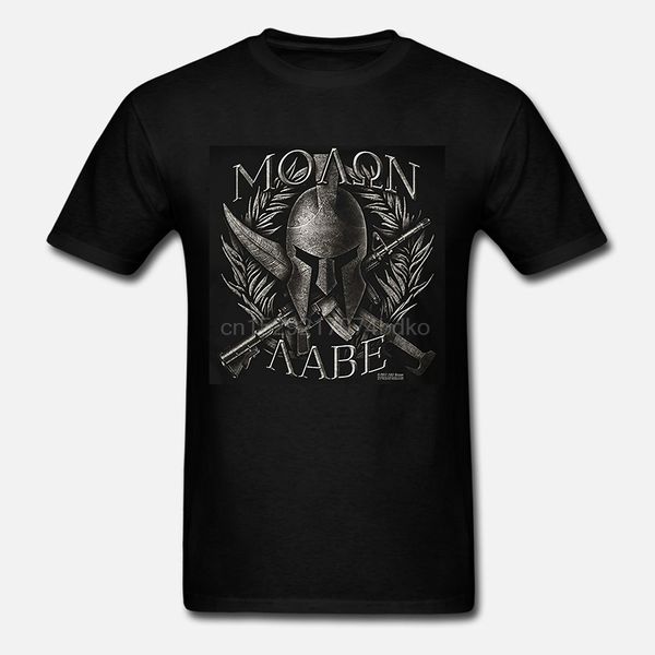 

molon labe t-shirt- 7.62 design patriotic tee shirt black