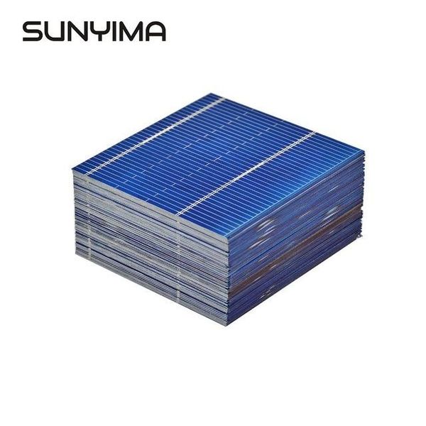 

cells sunyima 100pcs 0.5v 0.46w panel 52*52mm mini solar cells diy polycrystalline pvoltaic module diy solar battery charger