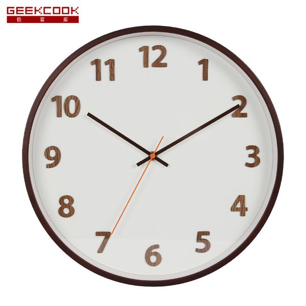 

black antique style wall clock metal wood silent creative bedroom wall clock modern design reloj pared home decor bw50wc