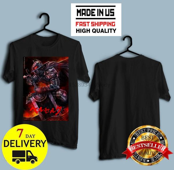 

berserk guts armor anime manga japan movie mens black t-shirt size s-3xl