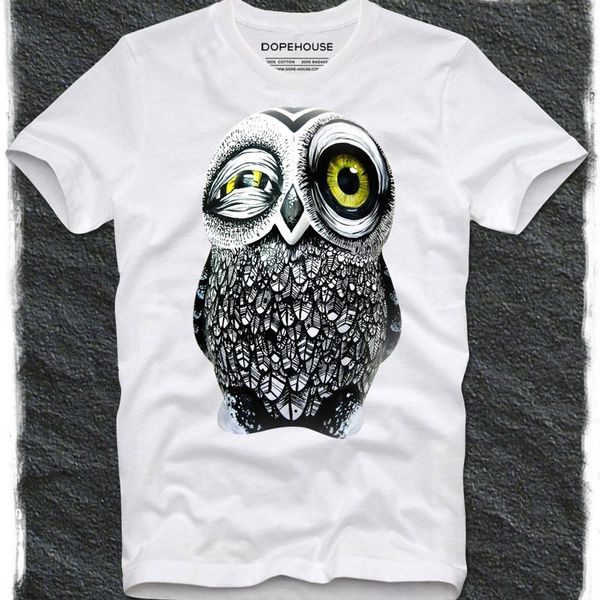 

t shirt owl eule trippy hipster fun funny cute swag