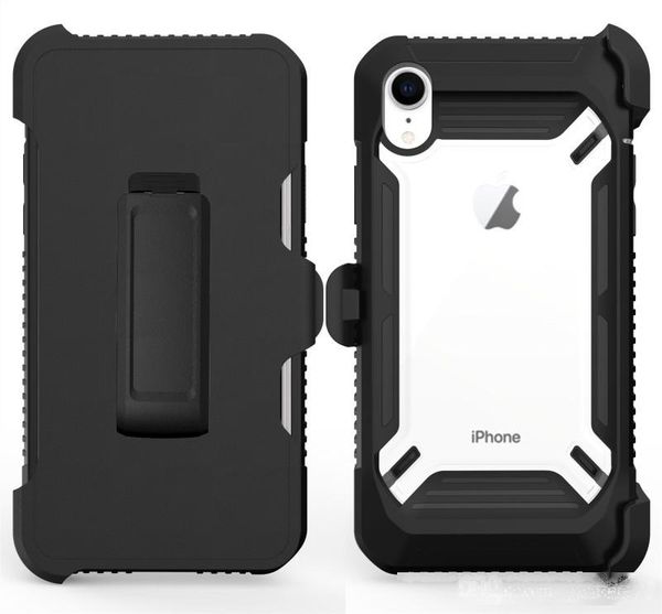 

for samsung galaxy s10 s10e s10 plus phone cases tpu pc transparent robots with clip shockproof cover mobile phone accessories b