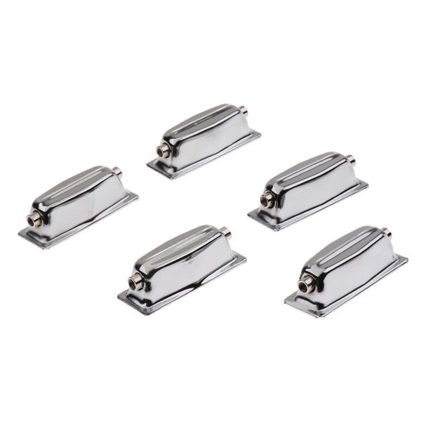 

5шт / уп silver баскбарабан claw hook lug ударные запасные части