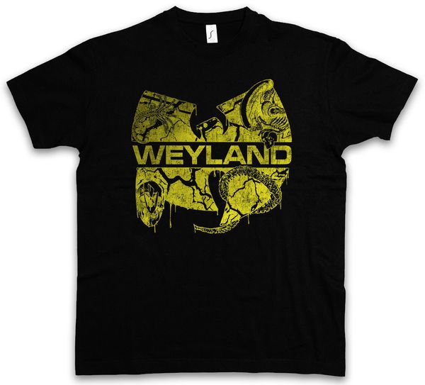 

2019 wu weyland t-shirt prometheus uscss nostromo alien tang hip hop fun yutani logo
