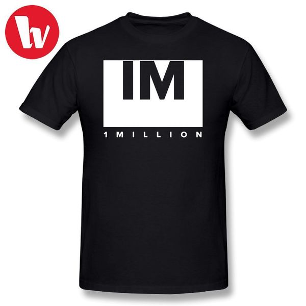 

got7 t-shirt men печать 1 млн dance studio логотип (white version) музыка футболочку мужские футболки пляж basic 100 cotton t shirt