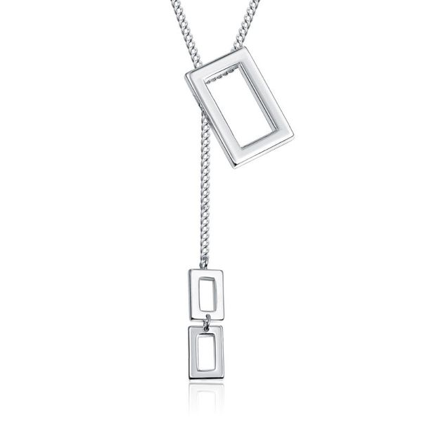 

fashion pendant necklace geometric pendant necklace simple jewelry wholesale, Silver