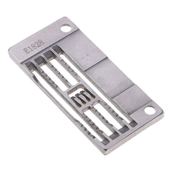 

sewing machine spare parts e1828 needle throat plate for industrial sewing machines 60x30mm, Black