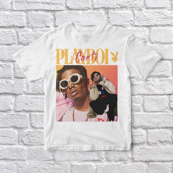 

playboi carti 90 vintage мужской белый tshirt