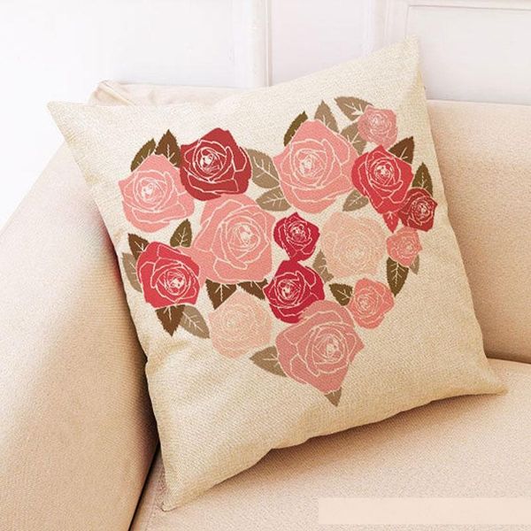 

valentine s day present cushion cover heart love gifts pillowcase festival letters pillow cover decorative throw pillow case