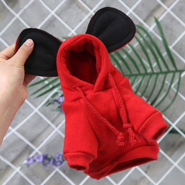 

winter dog clothes cute round ears pet outfits warm clothes for small dogs cat costumes coat jacket puppy sweater dogs fashion