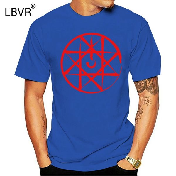 

new fullmetal alchemist seal cartoon anime men's white black t-shirt size s-3xl