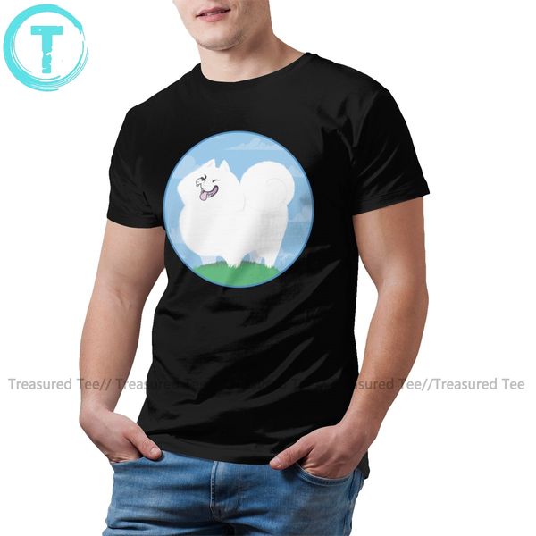 

samoyed puppies t shirt smiling sammy t-shirt 5xl men tee shirt fun fashion printed short sleeves tshirt