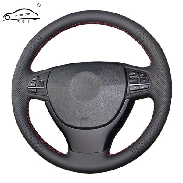

car steering wheel braid for f10 523li 525li 2009 730li 740li 750li/custom made steering wheel cover