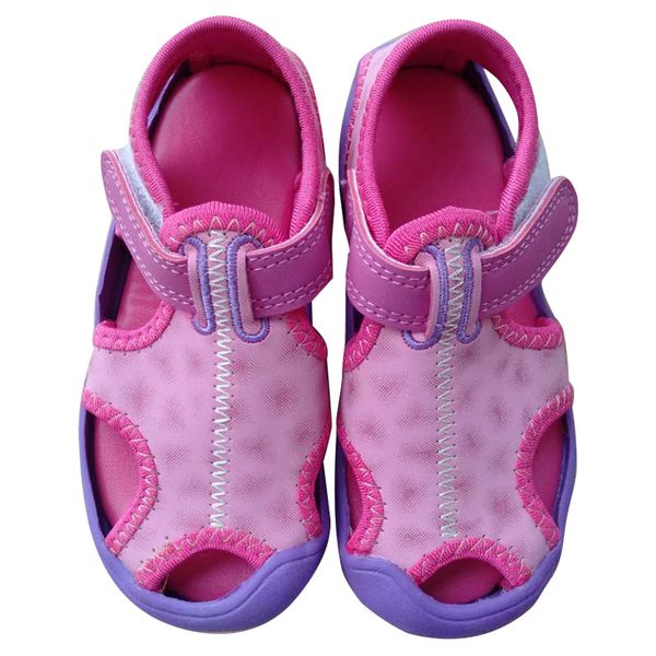 

sandals children's shoes girls' beach soft soles breathable, Black;red