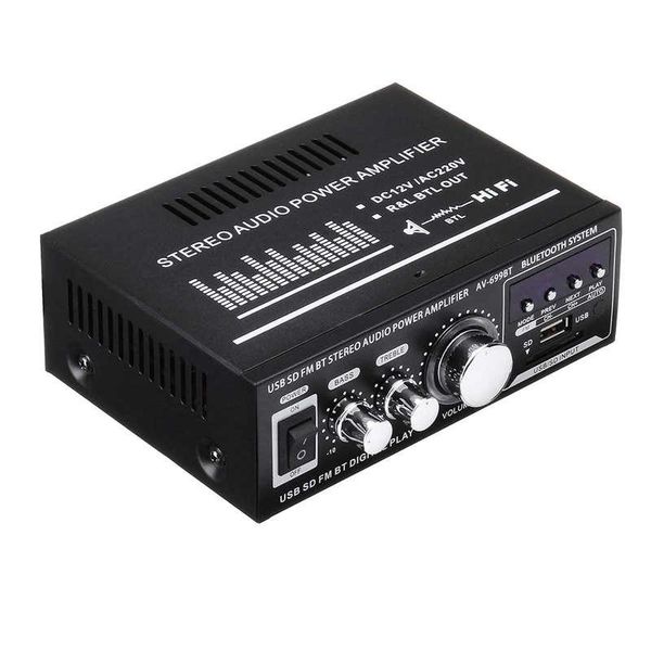 

a lepy 12v/220v 400w 2 ch bluetooth hifi stereo usb sd fm radio power stereo car audio home