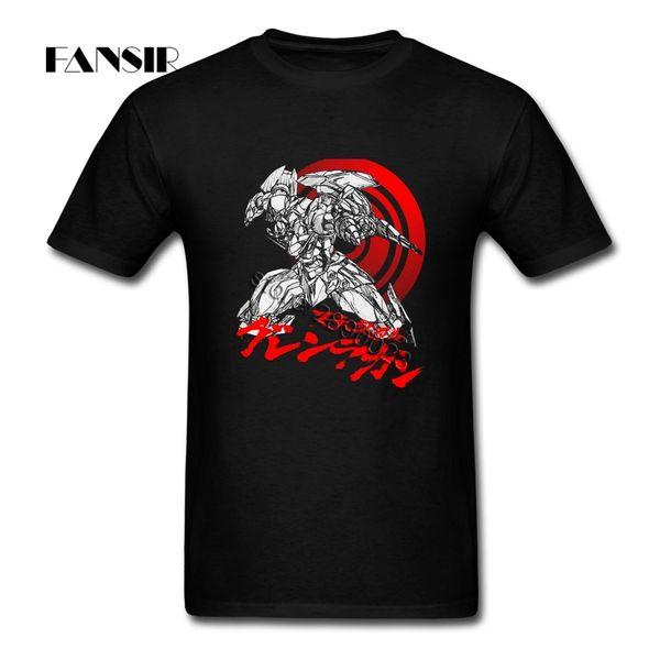 

harajuku t shirts men gurren lagann men tshirts cotton short sleeve guys clothes summer