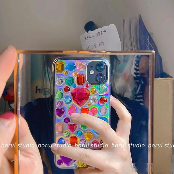 

feng fan celebrity inspired laser crystal for iphone11promax phone case 8p xs epoxy xr net red 7p