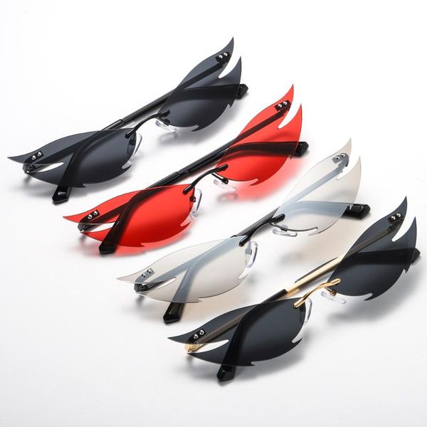 

luxury eyeglasses punk style uv400 accessories new summer women's fashion ladies fram trending streetwear eyewear small retro emjte, White;black