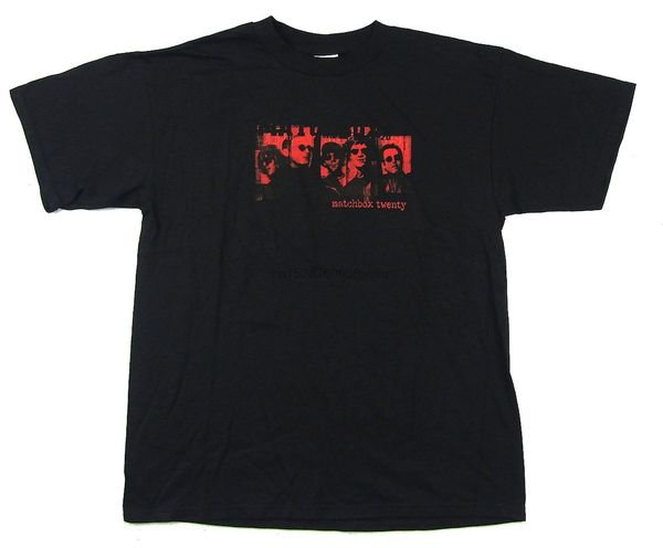 

matchbox twenty 20 mad season tour 2000 black t shirt new official nos