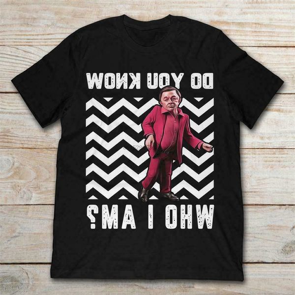 

вы знаете, кто я человек из другого места twin peaks смешные черная футболка личности пользовательские футболочку