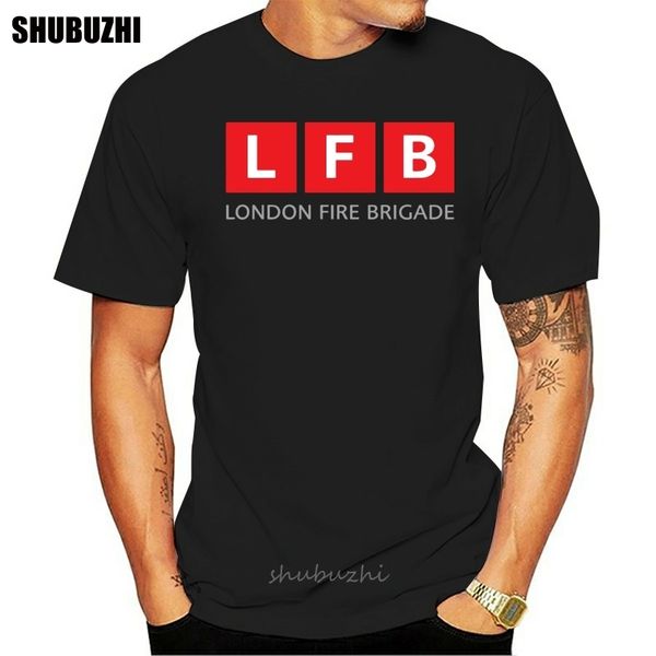 

new uk london fire brigade fire firefighter fire department rare t-shirt shubuzhi funny print t shirt men brand clothing