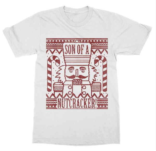 

мужчина самая лучшая продавая тенниска сын щелкунчика «эльф» t-shirt праздник кино рождество рождество санта подарок лета tee shirt