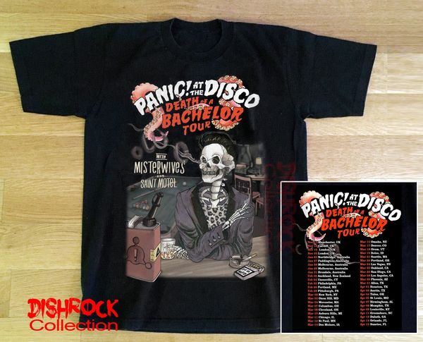

t shirt panic at the disco death of a bachelor tour concert 2017