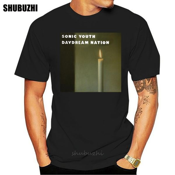 

футболка хлопок тенниски мужчины летом мода размера тенниски евро sonic youth «daydream nation» (черный