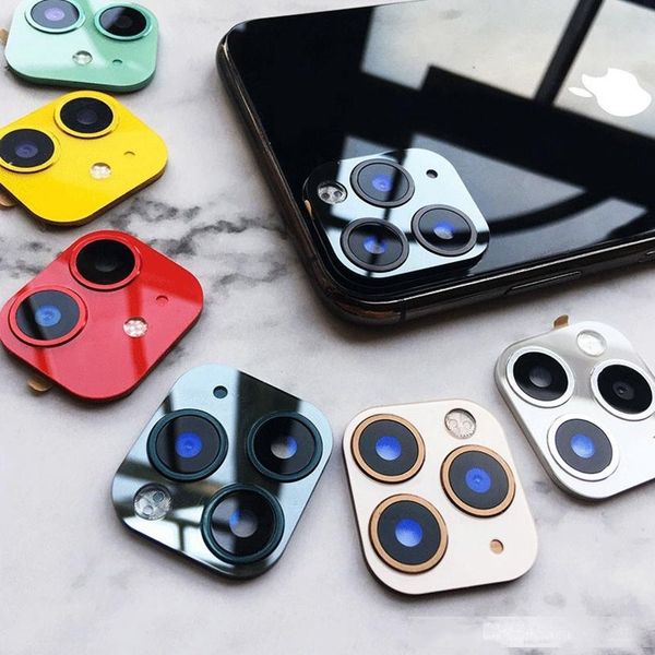 

ultra-thin tempered glass lens film camera lens protector for iphone x xs xs max apperance changed into iphone 11 pro max metal lens