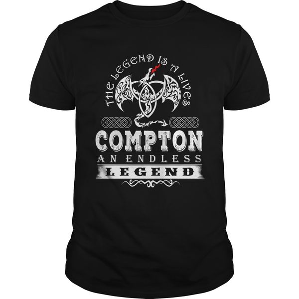 

мужчины футболка с коротким рукавом compton бесконечная legend охладиться женские футболки тройник топы