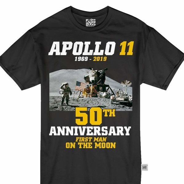 

clothing moon apollo 11 50th 1969 golden anniversary space t shirt 3707
