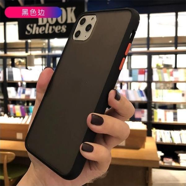 

new design matte phone case for iphone 11 xs max shockproof transparent hard case for iphone 8